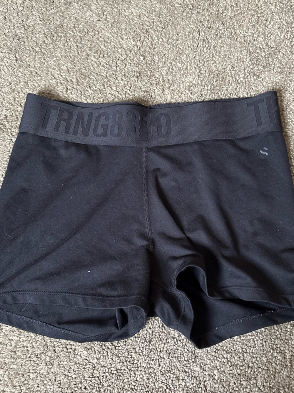 H&M Black TRNG83 10 Women's Athletic Shorts